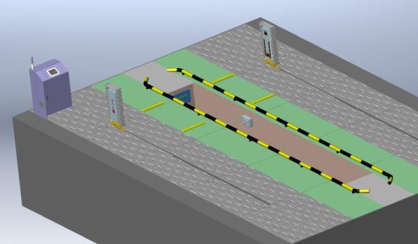 非接觸式雙激光陣列多軸大車(chē)定位儀